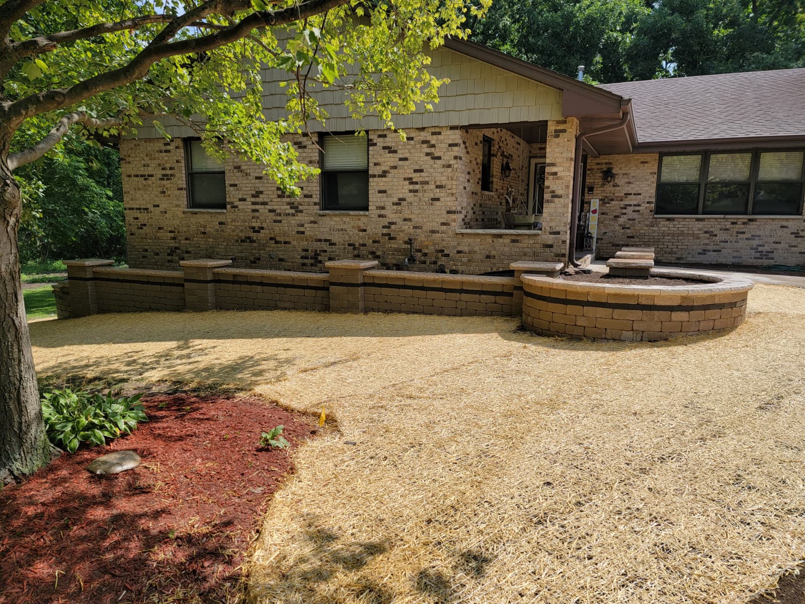 Landscaping project photo